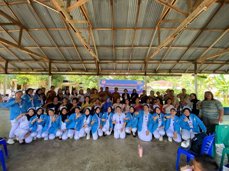 Praktik Belajar Lapangan (PBL) Mahasiswa Kebidanan STIKes Mitra Sejati di Desa Mbaruai Kecamatan Sibiru-biru.